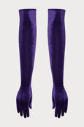 Scandale x Maison Close Rococo Purple Velvet Opera Gloves - Naughty Knickers