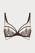 Romance Embroidery Triangle Plunge Bra