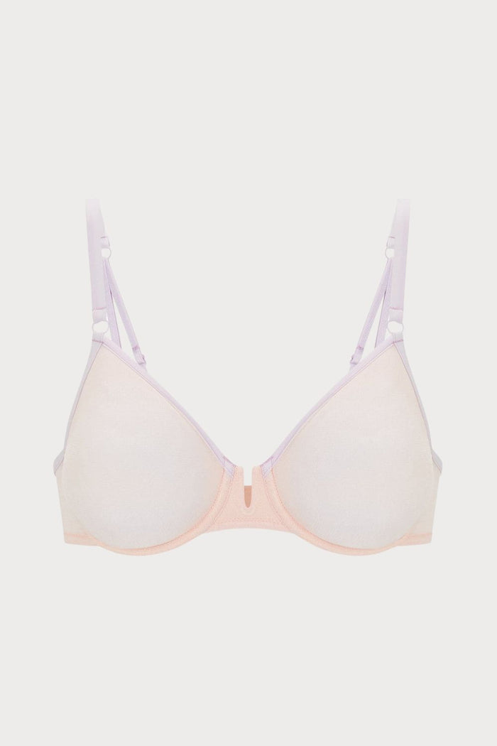 Simone Pérèle Rosalie Moulded Underwired Bra Petal Powder