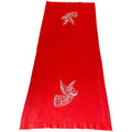 Rosemaling Angel on 36" Red Runner