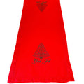 Rosemaling Christmas Tree on 36" Red Runner