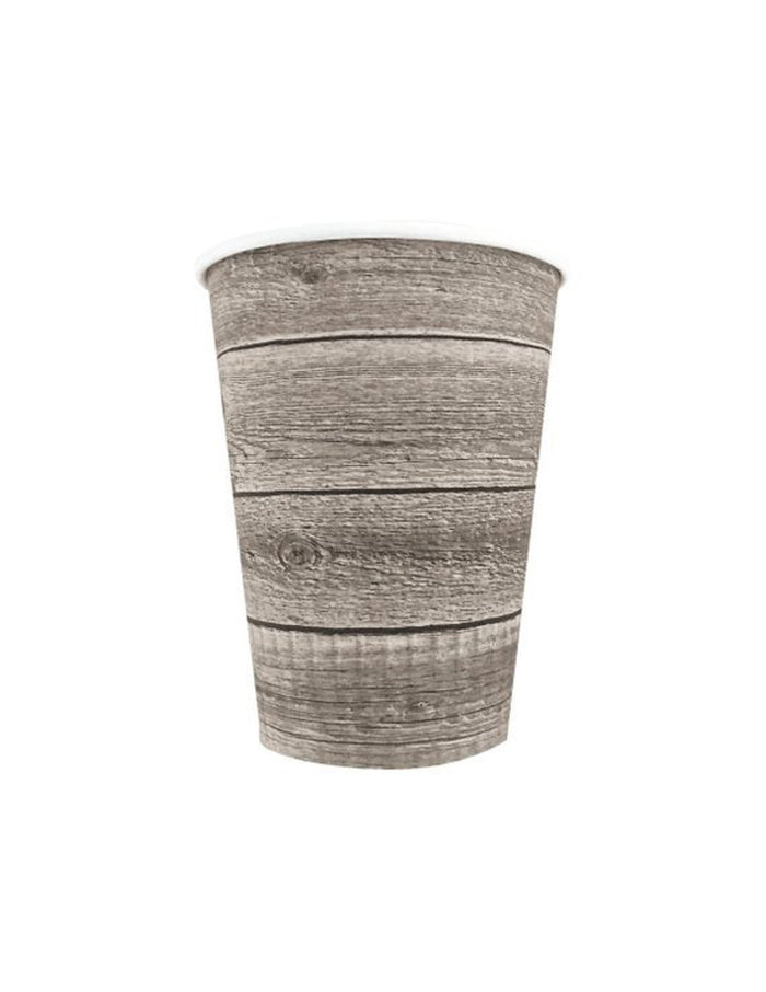 Rustic Wood Cups