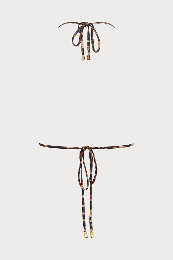 Safari Triangle Bikini Top