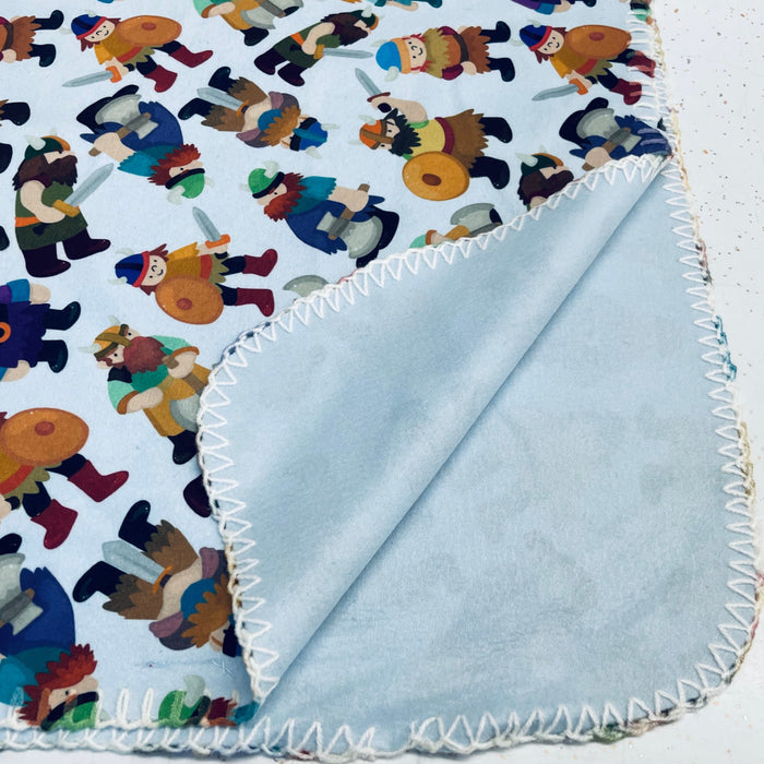 SALE Fleece Baby Blanket - Vikings