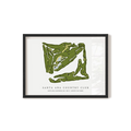 Santa Ana Country Club | Golf Course Map | Black Frame