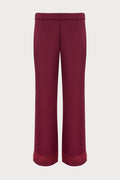 Satin Secrets Spinel Red Pants