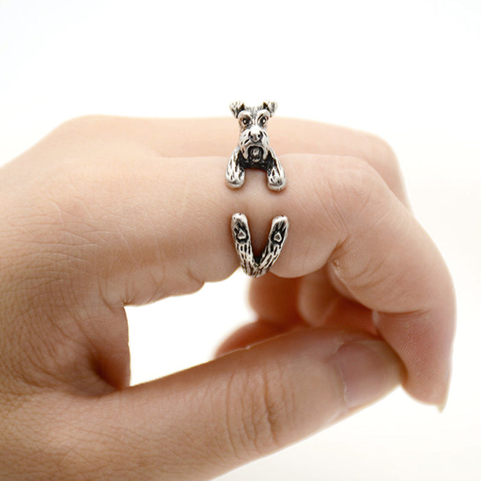 Schnauzer Hug Ring
