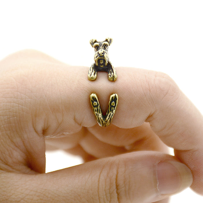 Schnauzer Hug Ring