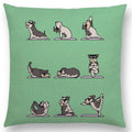 Schnauzer Yoga Pillow Case