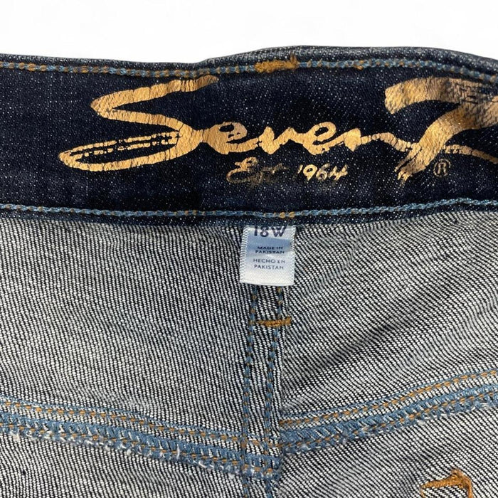 Seven7 low rise flare jeans