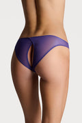 Scandale Show Me More Open Back Brief Purple