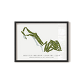 Shuttle Meadow Country Club | Golf Course Map | Black Frame