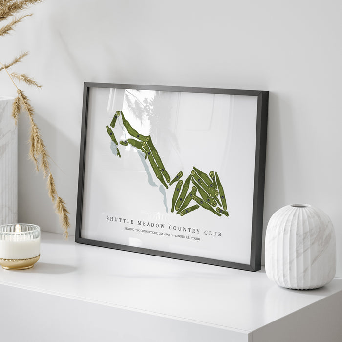 Shuttle Meadow Country Club | Golf Course Map | On Table
