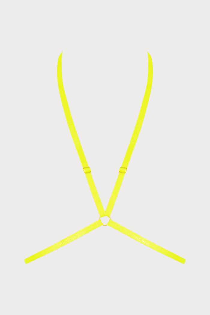 Maison Close Signature Harness Yellow - Naughty Knickers