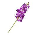 Silk Vanda Orchid Spray Lavender 28" on a white background