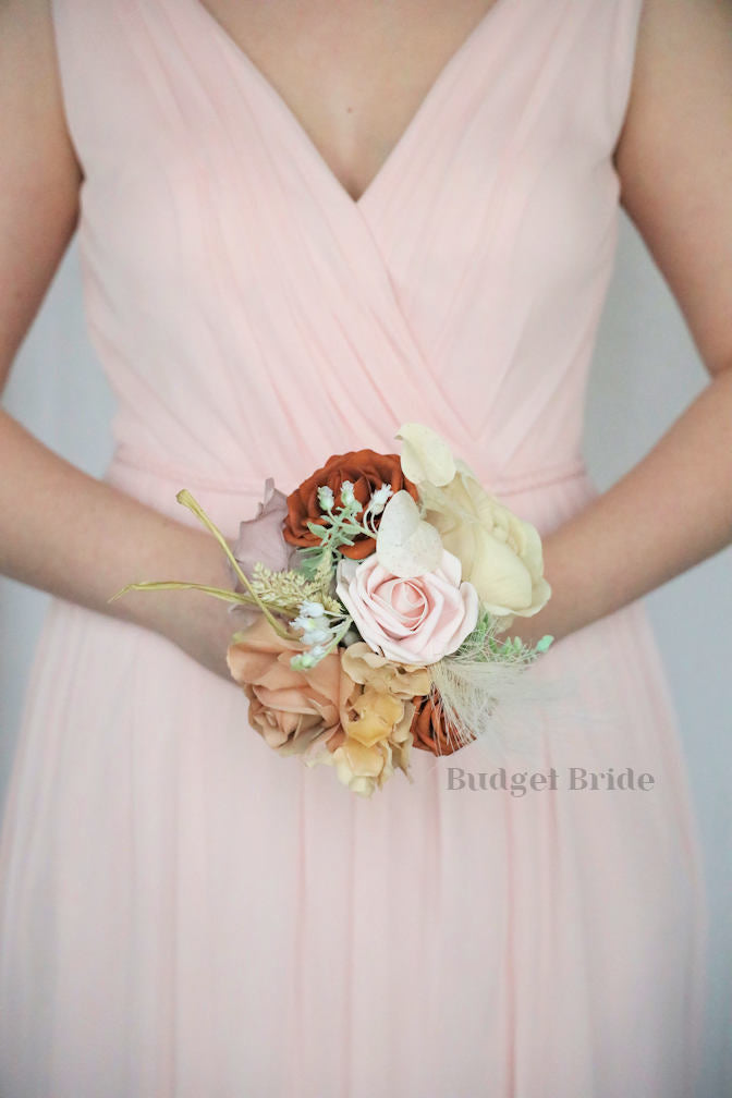 Silk Wedding Bouquet in Boho Style - $45.00 | Sienna Collection