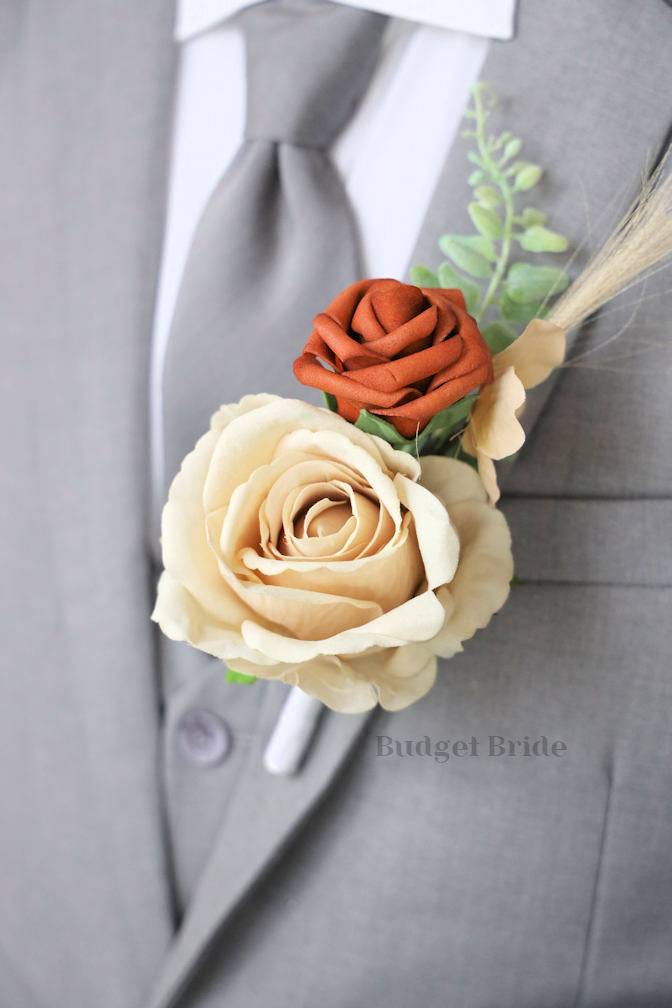 Silk Wedding Bouquet in Boho Style - $45.00 | Sienna Collection