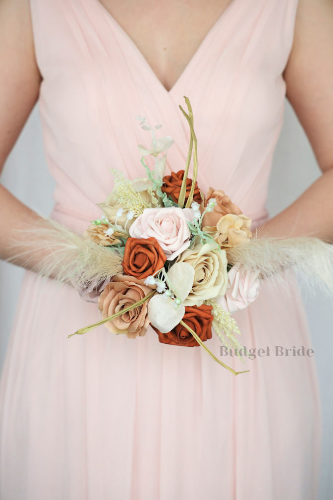 Silk Wedding Bouquet in Boho Style - $65.00 | Sienna Collection