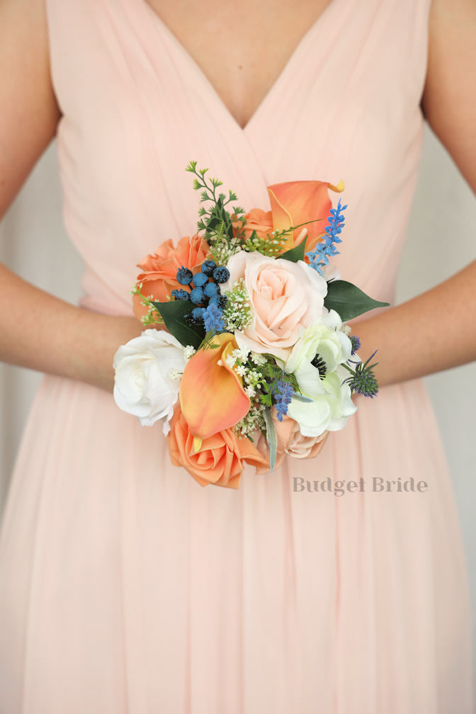 Silk Wedding Bouquet with Anemones - $75.00 | Lydia Collection