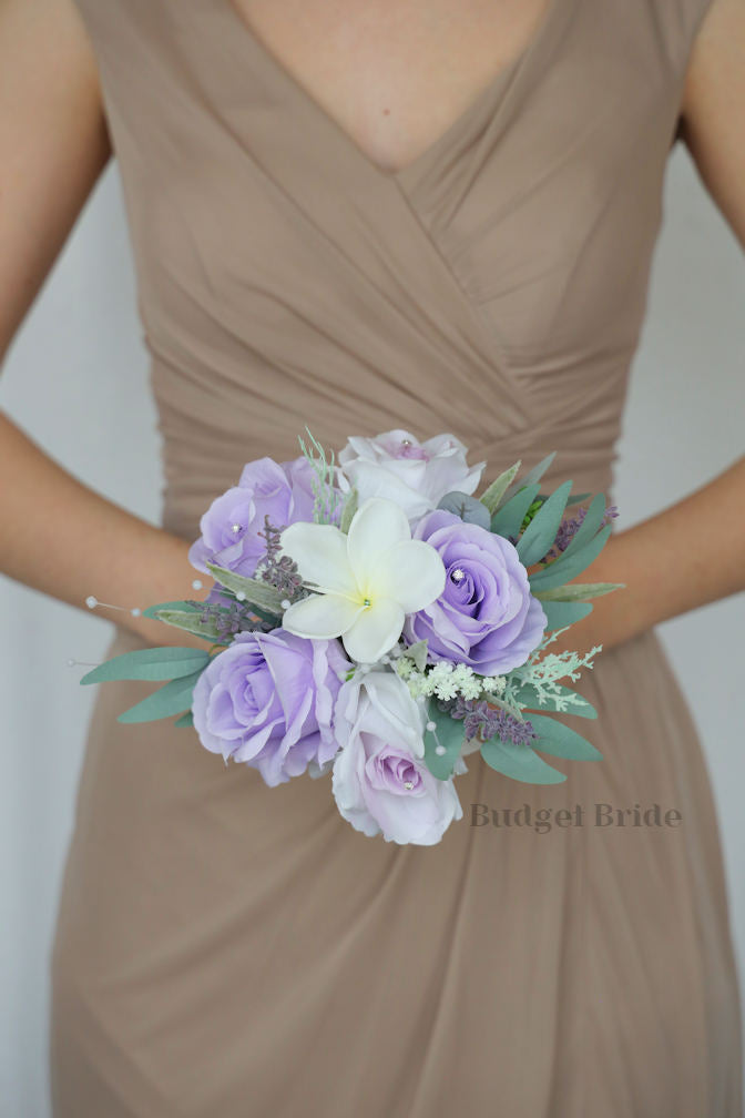 Silk Wedding Bouquet with Plumeria - $195.00 | Stellan Collection