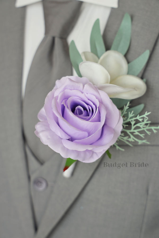 Silk Wedding Bouquet with Plumeria - $65.00 | Stellan Collection