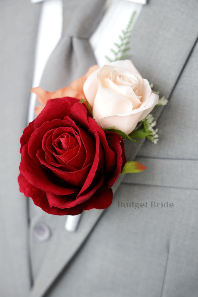 Silk Wedding Bouquet with Wildflowers - $45.00 | Isla Collection