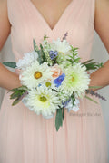 Silk Wedding Bouquet with Wildflowers - $65.00 | Ayla Collection