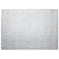 Silver 1/2 Sheet Cake Drum