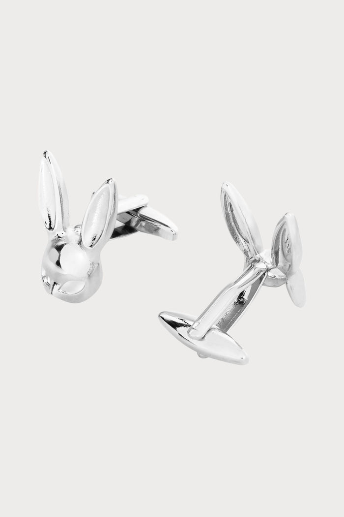 Maison Close Silver Bunny Cufflinks - Naughty Knickers