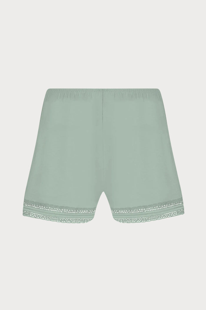 Simply Graphic Shorts in Green