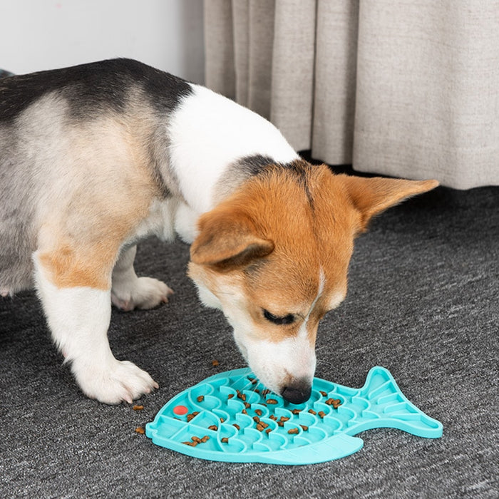 Slow Feeding Silicone Dog Cat Bowls