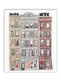 Soho NYC Glitter Art Print