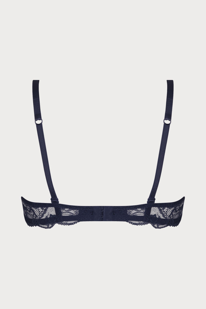 Lise Charmel Soir de Venise Half Cup Bra Navy