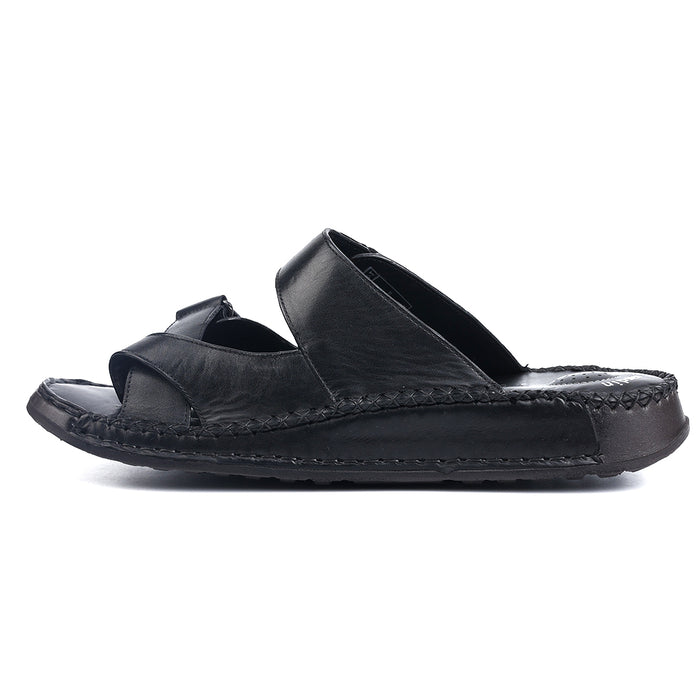 Soul Cloud: Black Adjustable Slipper