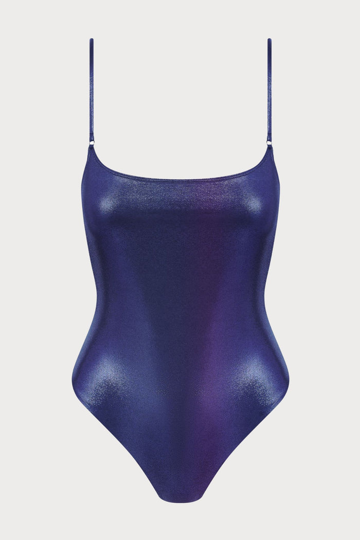 Maison Close Splash Blue Thong Swimsuit - Naughty Knickers