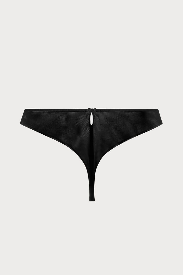 Lise Charmel Black Thong Splendeur Soie