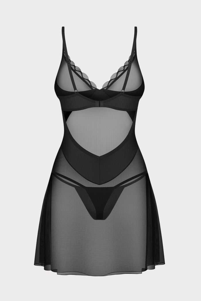 Stelisa Chemise & Thong, Size 2XL-3XL (UK 16-18)
