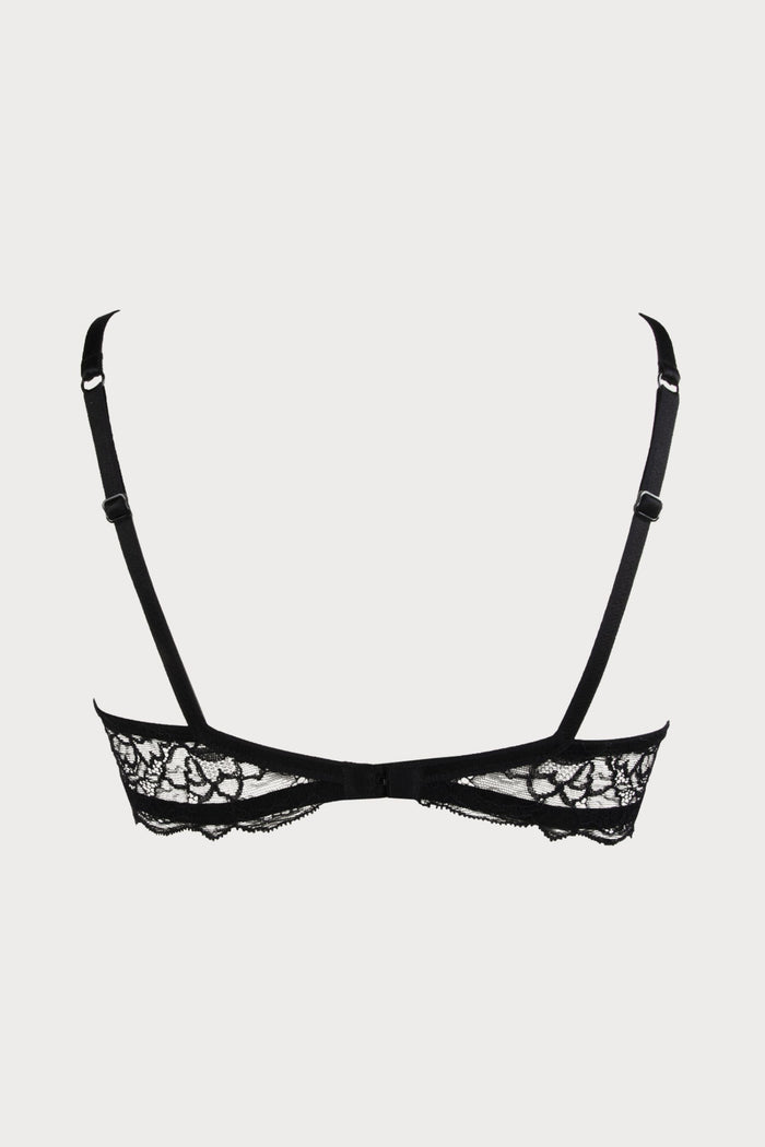 Sublime En Dentelle Black Half Cup Bra