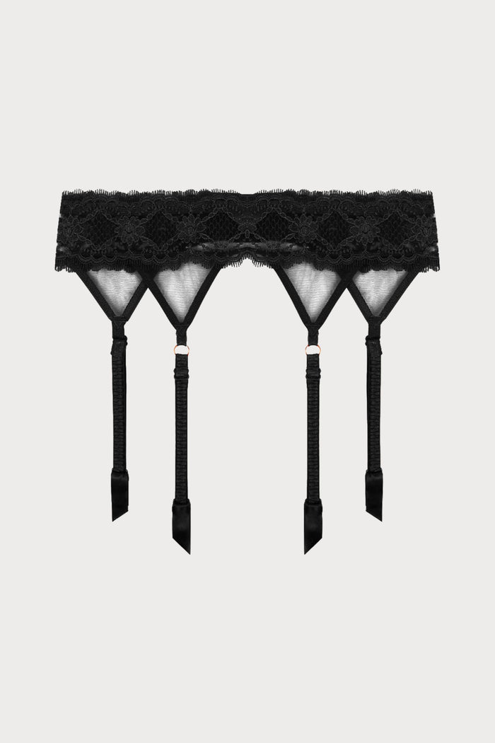 Sublime En Dentelle Black Suspender