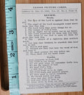 Sunday School Attendance Card Unused 1905 Primary Department