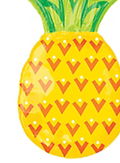 Supershape Pineapple Balloon / Mylar/ 31"