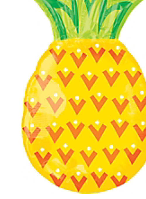 Supershape Pineapple Balloon / Mylar/ 31"