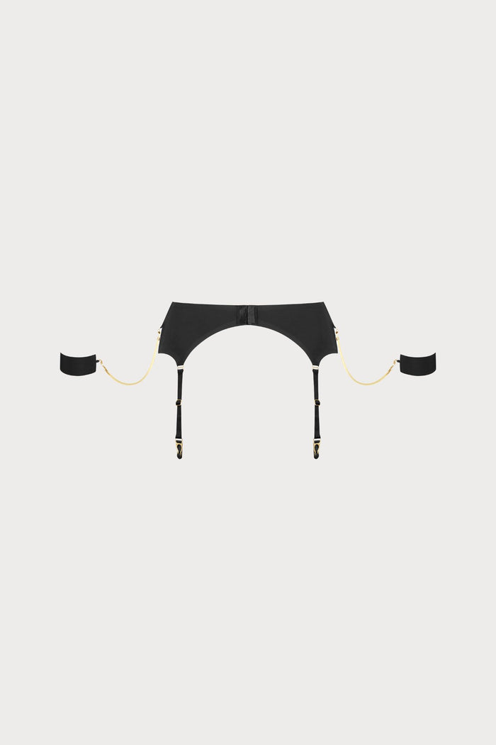 Tapage Nocturne Suspender Belt with Handcuffs