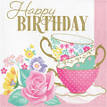 Tea Party Birthday Napkins