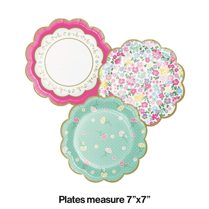 Tea Party Dessert Plates