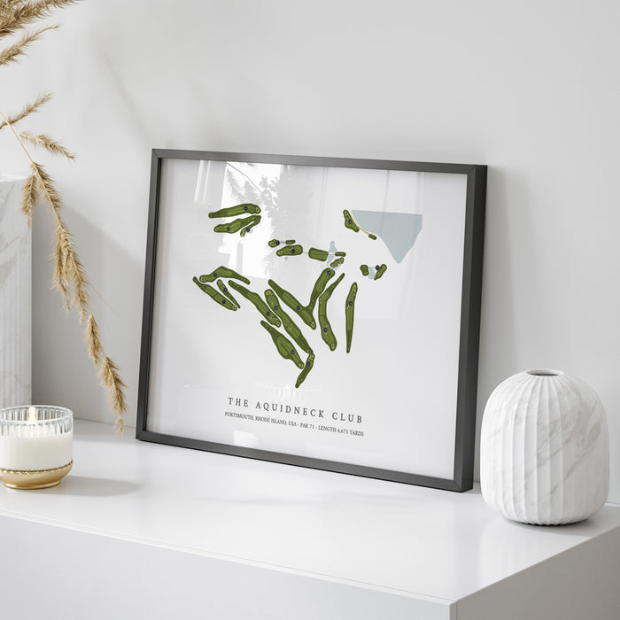 The Aquidneck Club | Golf Course Map | On Table