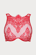 The Black Swan Fantasy Bra with Swarovski Crystals in Red