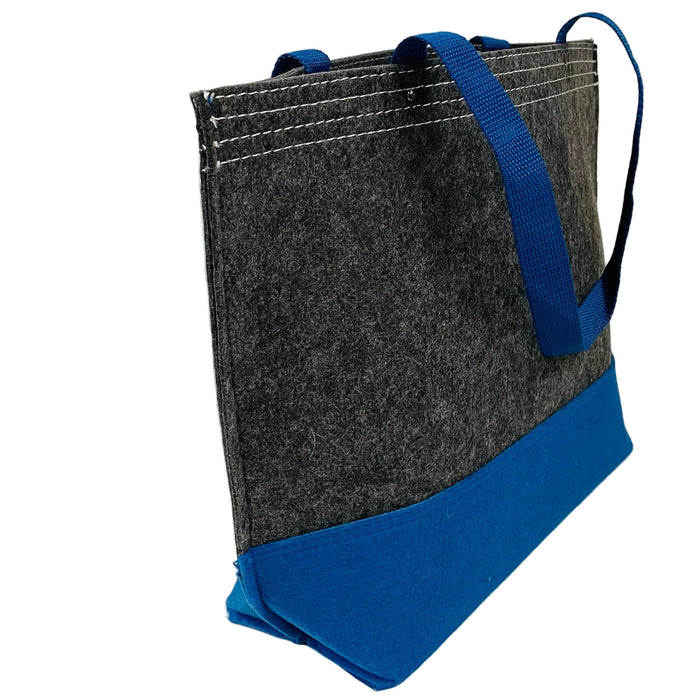 Tote Bag - Grey with Folk Art Heart