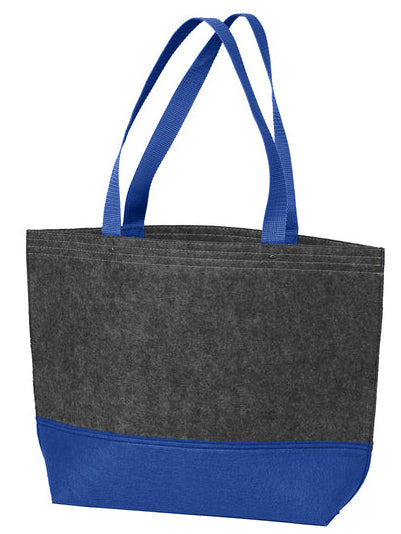 Tote Bag - Grey with Folk Art Heart