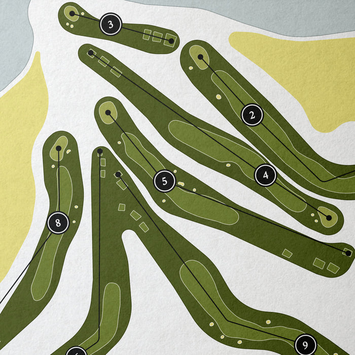 Tralee Golf Club | Golf Course Map | Close Up